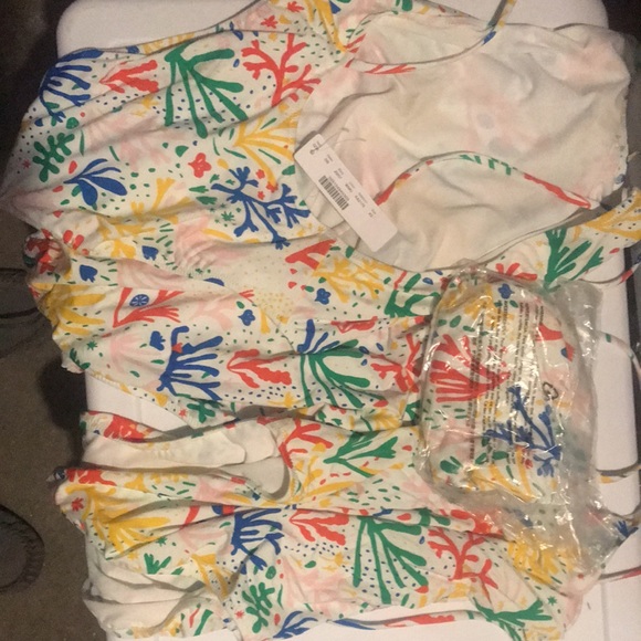 J.Crew Playa Printed  Super-Scoopback One-Piece - Picture 3 of 3